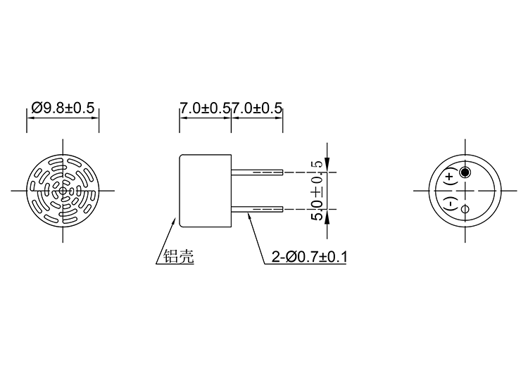開(kāi)放型超聲波傳感器